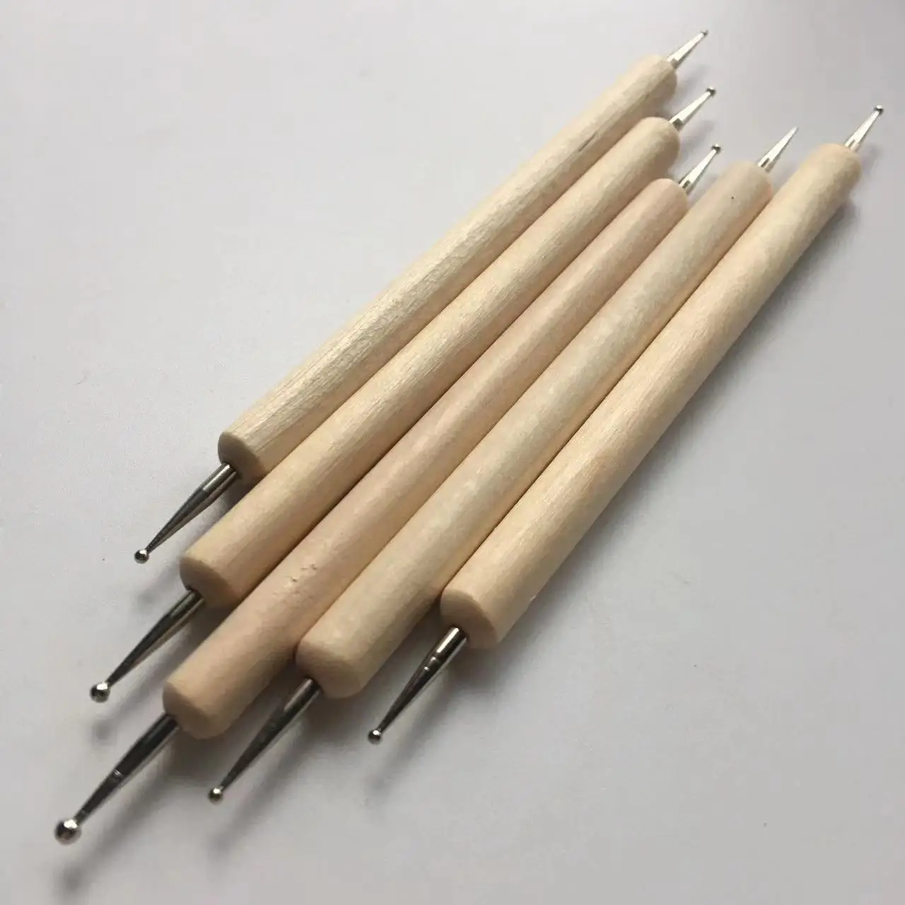 Professional DIY Stainless Steel Polymer Clay Tools Tool Sculpture Tools Toys For Clay Carving Molding Ball Stylus Sticks