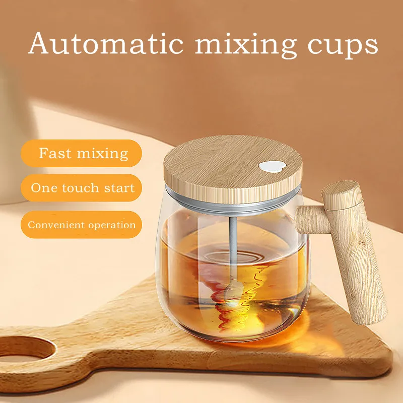 

400ml Automatic stirring cups portable lazy coffee cups electric cups gift cups home creative high value breakfast cups