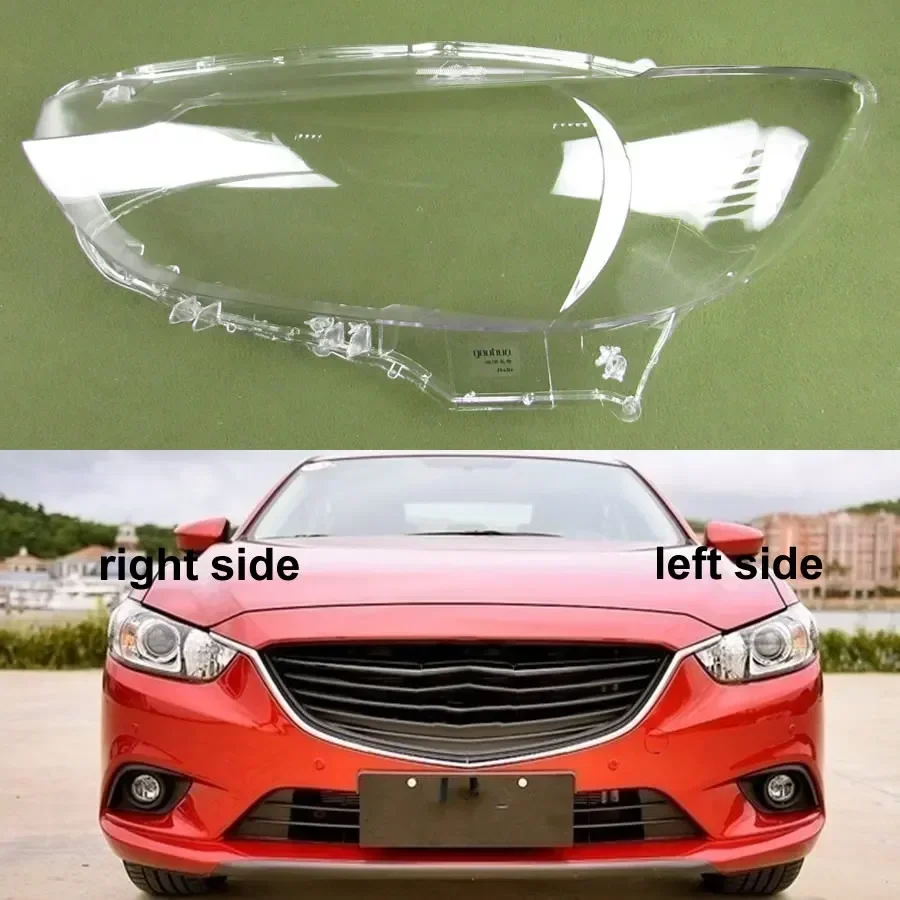 Para mazda 6 atenza 2013 2014 2015 2016 frente farol capa transparente abajur lente do farol escudo plexiglass