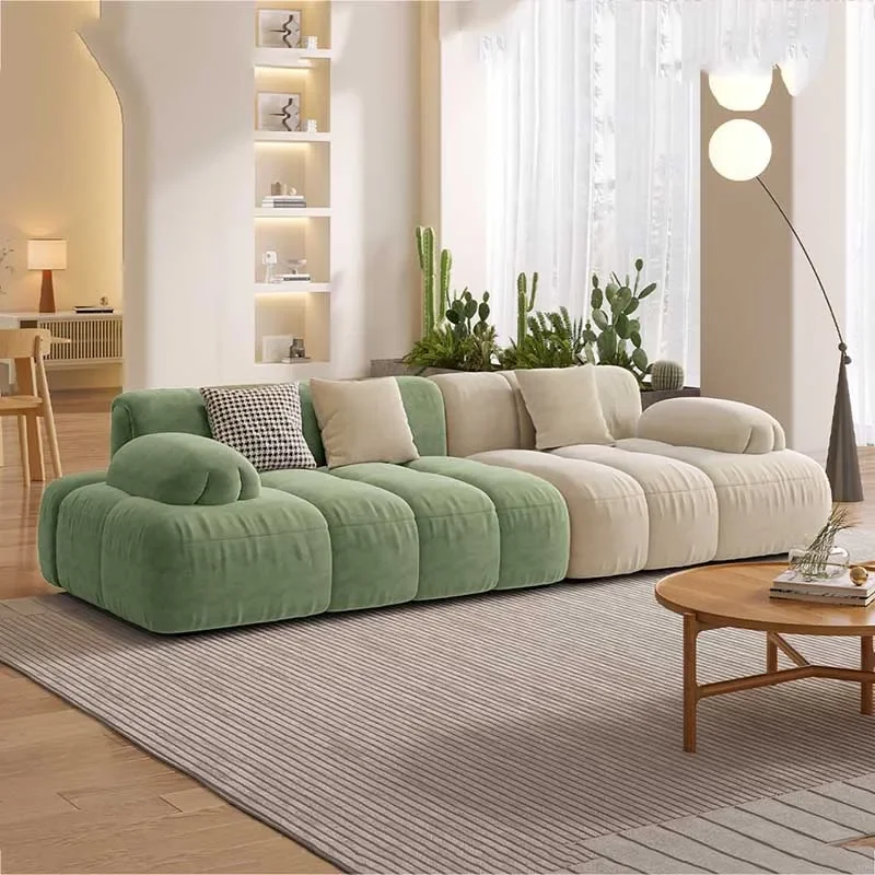 Modern Simple Soft Sofas Unique Cheap Luxury Fillers Lazy Living Room Sofa Choice Floor European Wohnzimmer Sofas Home Furniture