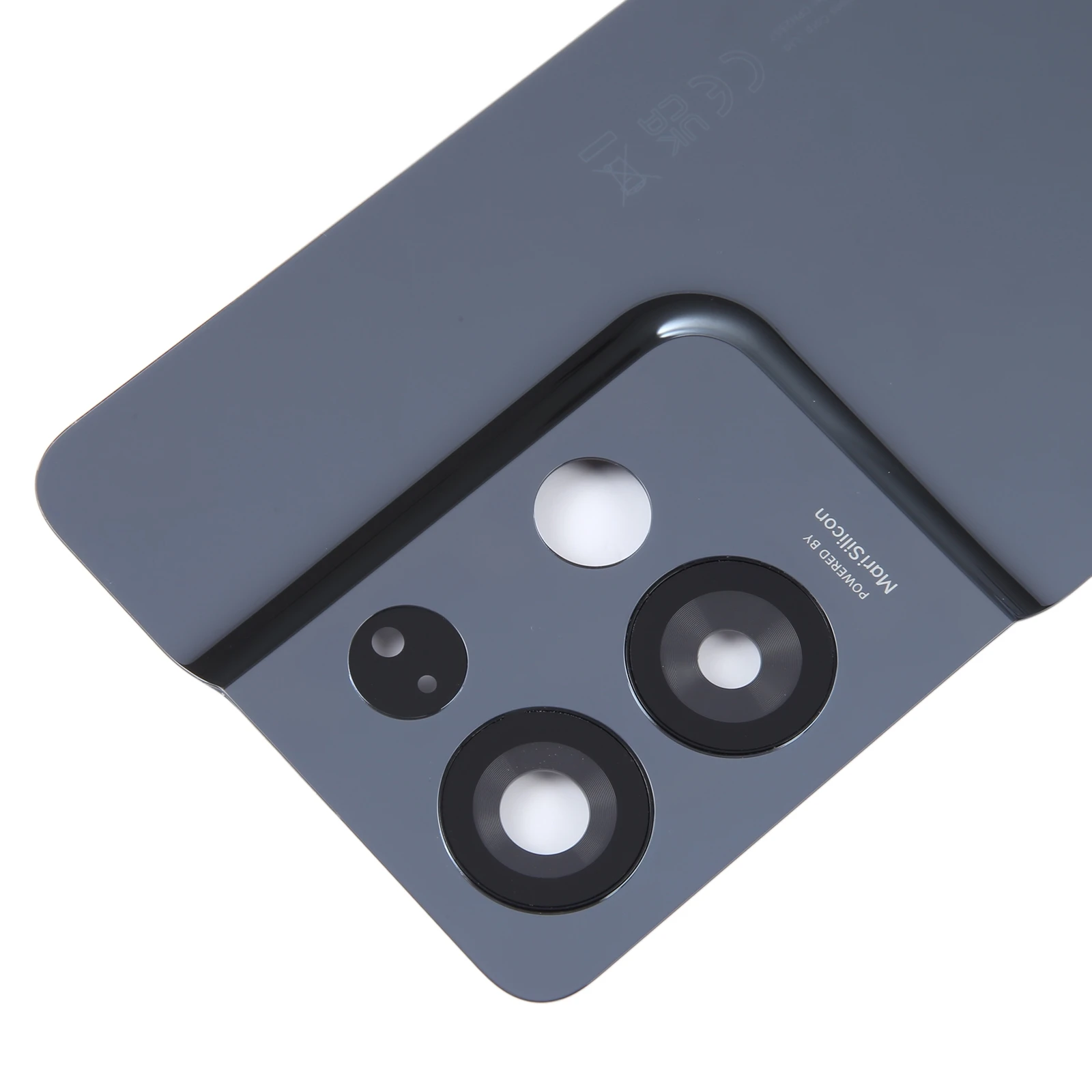 Penutup belakang Baterai UNTUK OPPO Reno8 Pro 5G, penutup belakang ponsel dengan bagian pengganti bingkai lensa kamera, dengan Logo