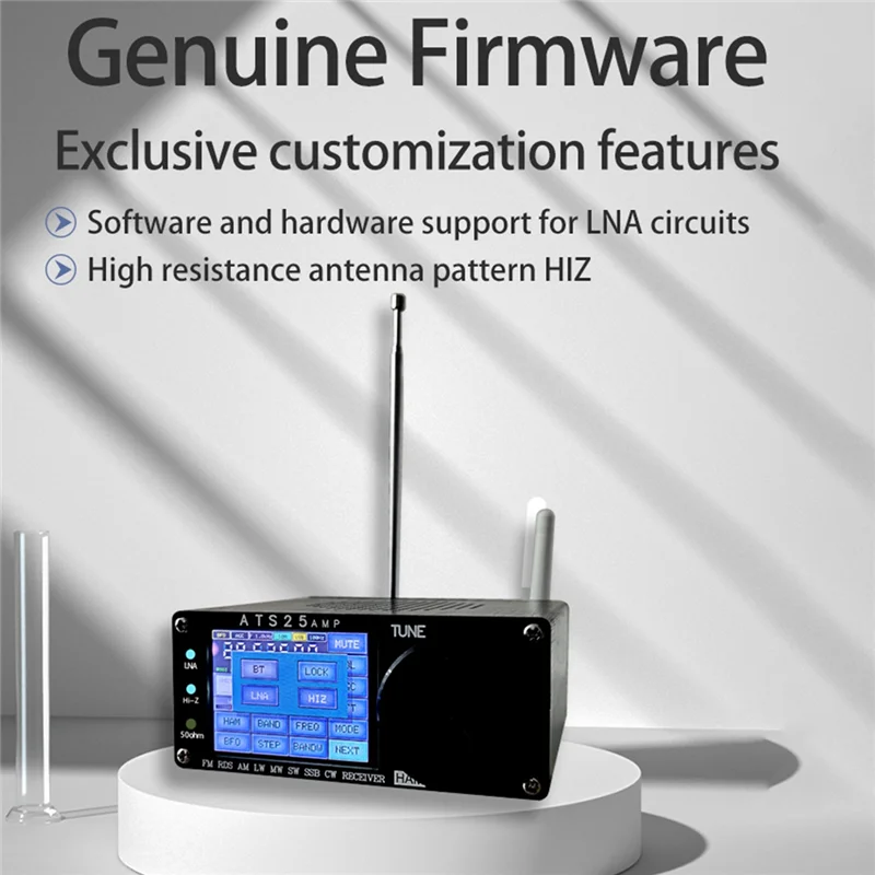 البرامج الثابتة الجديدة 4.17 ATS25 AMP RDS راديو كامل النطاق FM RDS AM LW MW SW SSB DSP مع مسح الطيف سهل التركيب