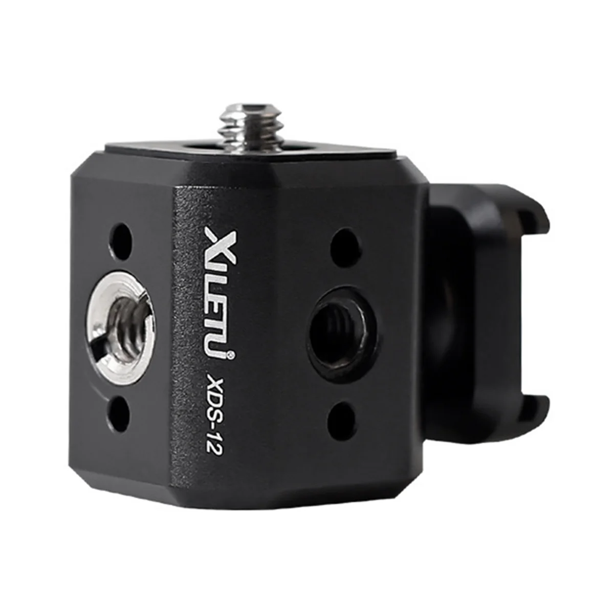 XILETU XDS-12 Tripod Screw Hole Conversion Seat 1/4 3/8 Alai Positioning Hole Head Multifunctional Expansion Accessories