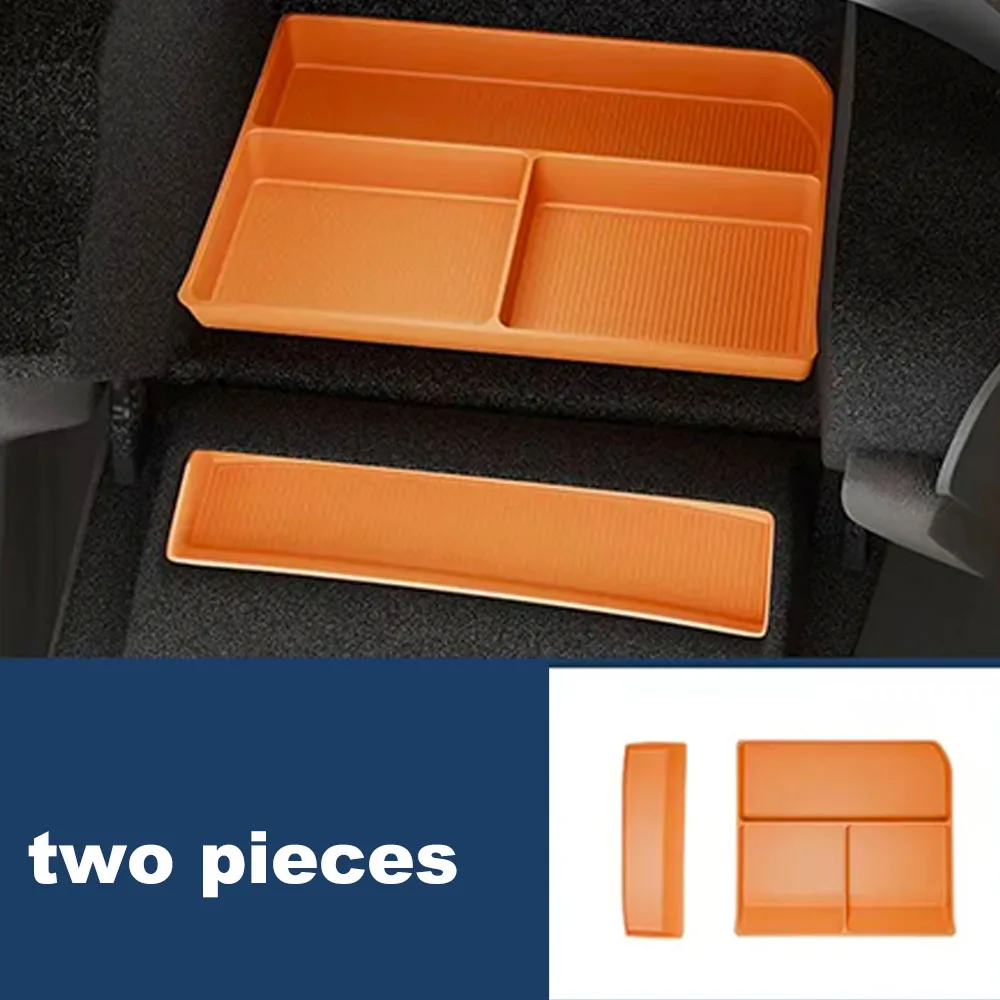 Passenger Glove Box Organizer Tray + Storage Mat 2PCS Set For Xiaomi YU7 2025 2026 - view 3