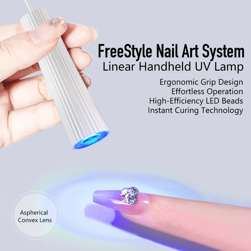 مصغرة الأشعة فوق البنفسجية LED مسمار مصباح لتجفيف جيل للأظافر البولندية يده مجفف الأظافر الأشعة فوق البنفسجية هلام لاصق الغراء علاج ضوء مانيكير مسمار أدوات الرسم