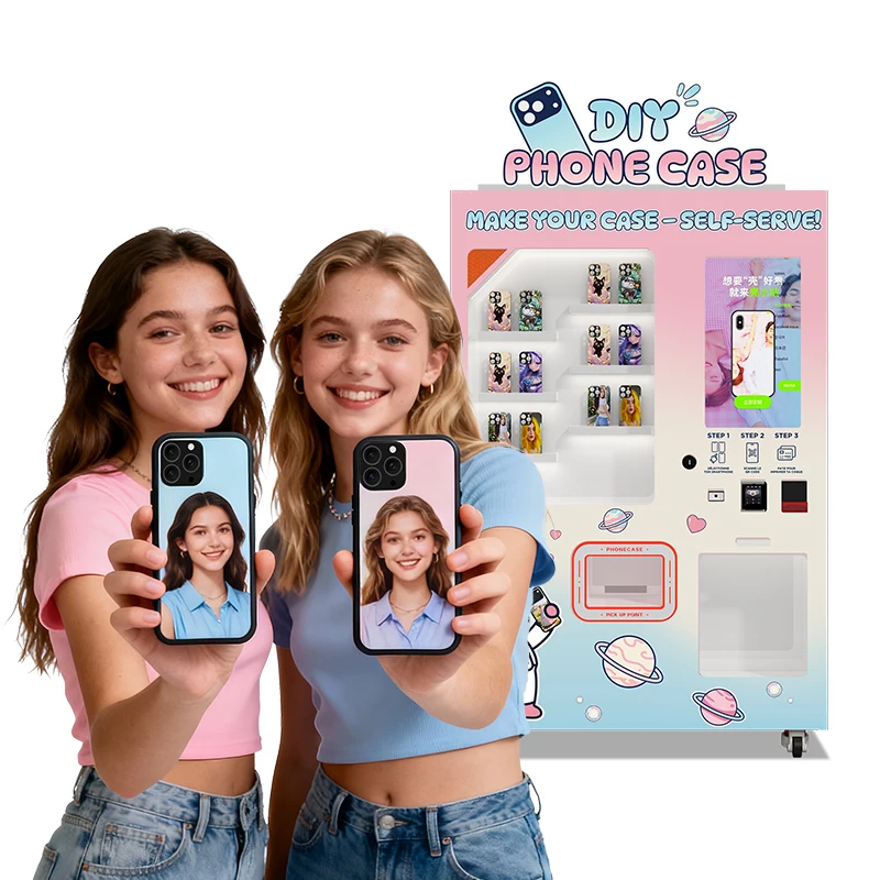 Business Automatic UV Personalized Phone Back Cover Printer Mobile Phone Case Printing Vending Machine Customized FL Wholesale