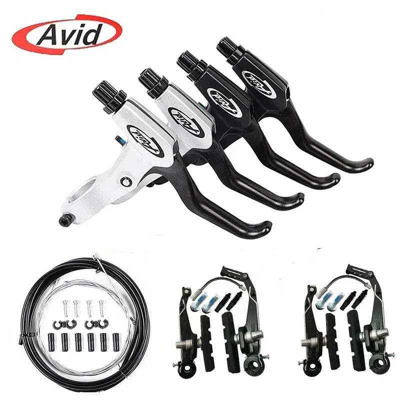 

AVID Aluminum Alloy Bicycle Brake Lever Mtb V Brake Full Kit CNC Ultralight Bike Brake Caliper High Strength V Set Cycling Part