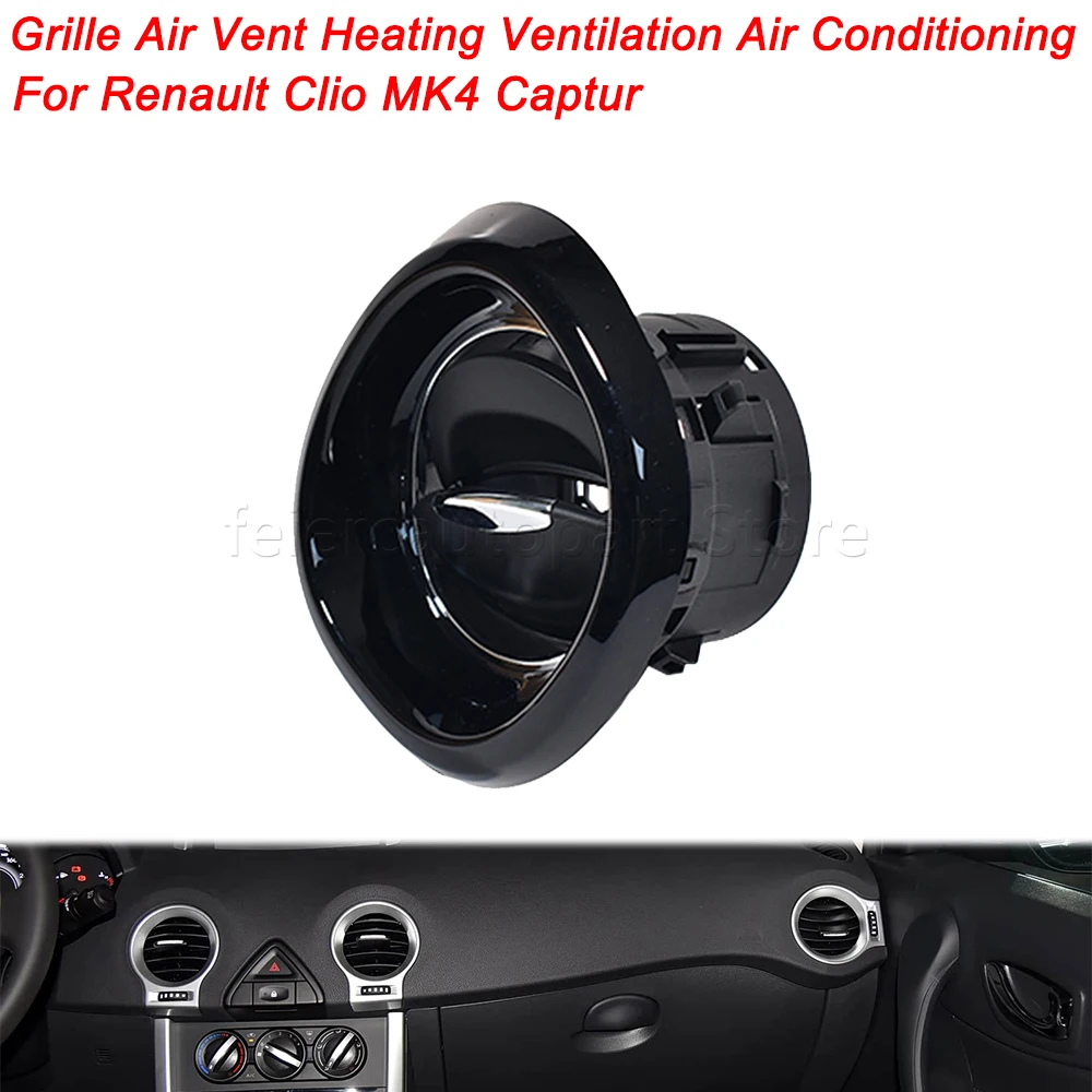 

Black Grille Air Vent Heating Ventilation Air Conditioning 687601310R For Renault Clio MK4 Captur Car Accessories