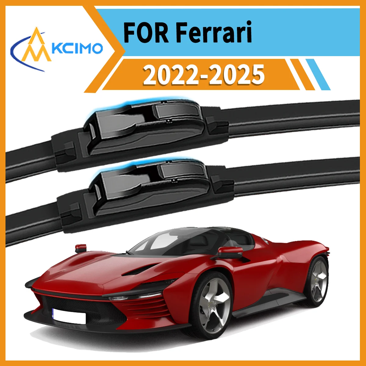 

2PCS Car Front Wiper Blades for Ferrari Daytona SP3 2022-2025 Crystal Clear Visibility & Enhanced Driving Safety
