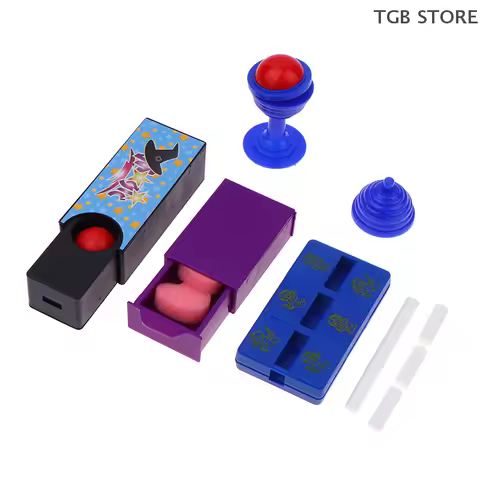 1Pc Changeable Magic Box Puzzle Interaction Close-Up Magic Props Tricks Classic Funny Gadgets Kids Toys