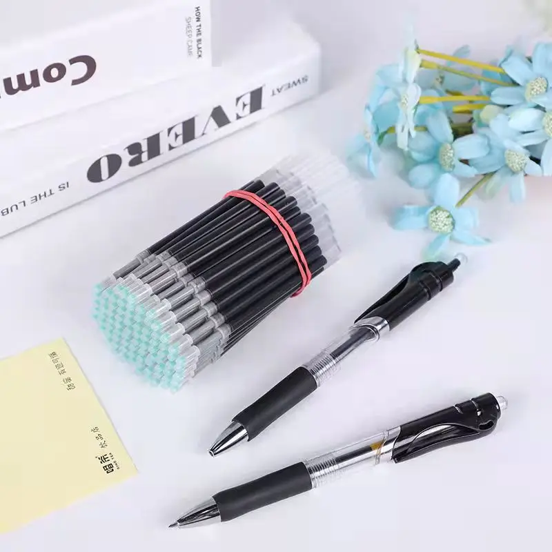 Retractable Gel Pen Large Capacity Ballpen 0.5 mm Ballpoint Black/red/blue Ink Office Accessories School Supplies Stationery