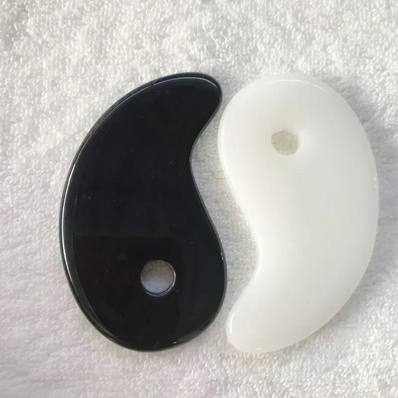 Resin Heart-shaped Massage Scraping Tablets Face Back Neck Waist Scraping Tablets Beauty Salon Full Body Acupoints Massage Tool