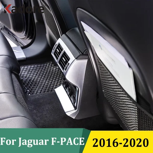 

Для Jaguar F-Pace 2016 2017 2018 2019 2020 задняя крышка вентиляционного отверстия, наклейка, подлокотник, ящик для хранения, отделка салона автомобиля, аксессуары