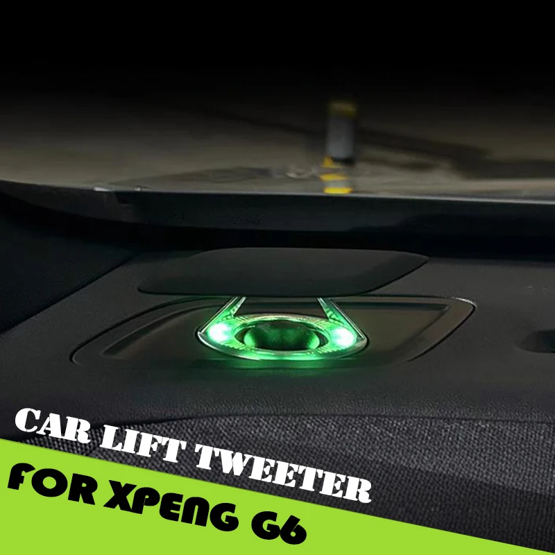 

Автомобильный подъемный твитер, подходит для Xpeng G6 2022 2023 2024, интеллектуальный подъемный твитер, окружающий свет, двойной звуковой сигнал, аксессуары для салона автомобиля