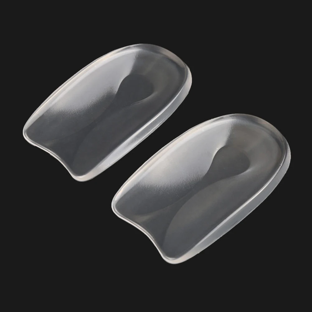 

1 Pair Shape Silicone Gel Heel Pads Non Pain Relieve Spur Cushion Plantar Fasciitis Remission - Size