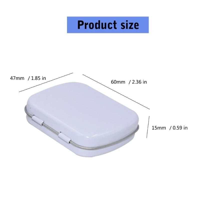 

12 Well Portable Metal Paint Tray Travel Watercolor Paint Box for Painting
