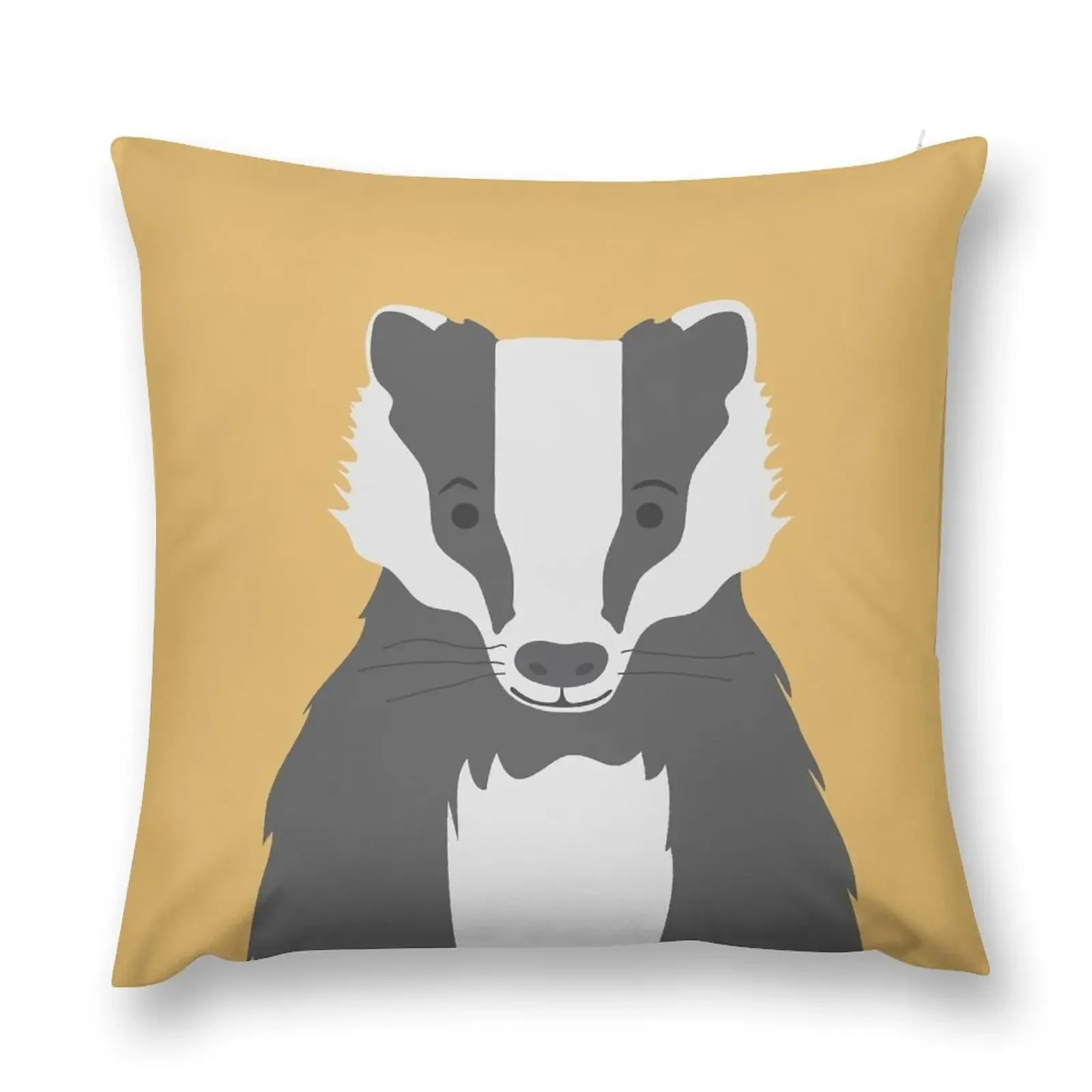 

Badger Throw Pillow Luxury Cushion Cover Pillowcases pillow