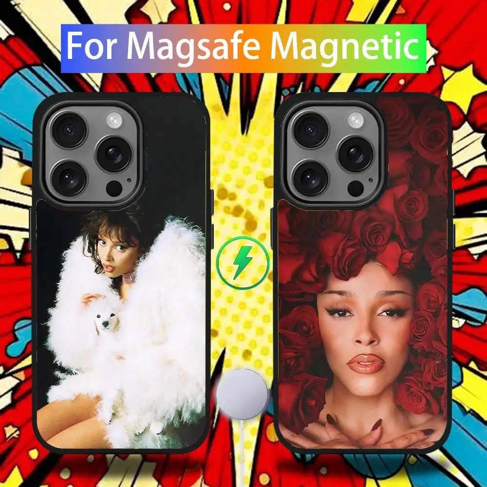 

D-Doja Cat Vie Phone Case For iPhone 17,16,15,14,13,12,11,Pro,Max,Plus,Mini,SE4,E Magnetic Magsafe Wireless Charging