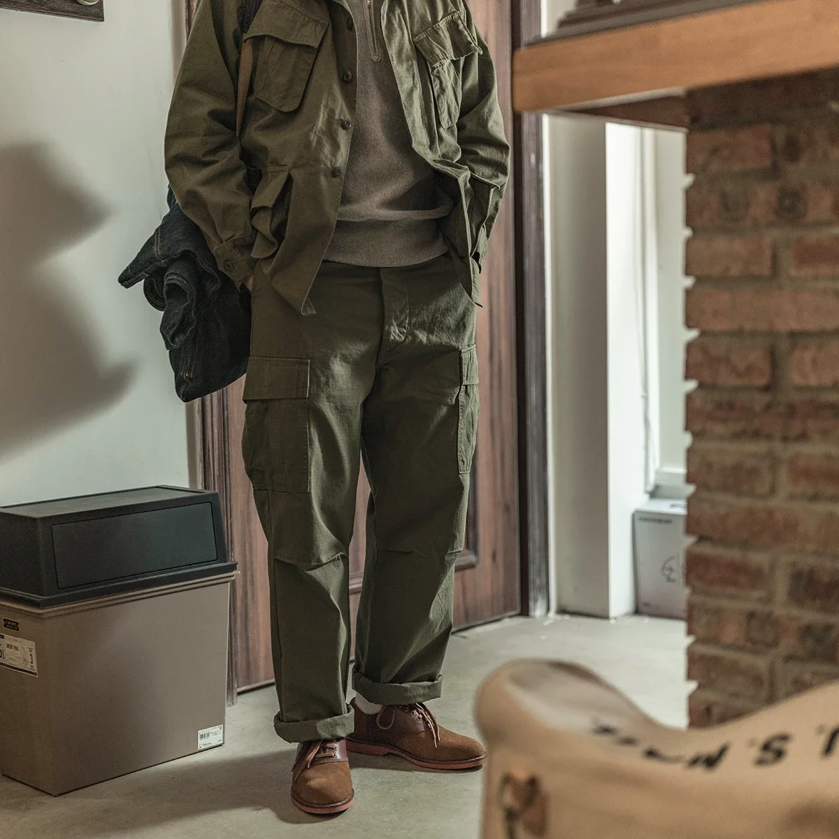 Non Stock Ripstop Cargo Pants Military Style Men Tropical Combat Trousers TCU BDU