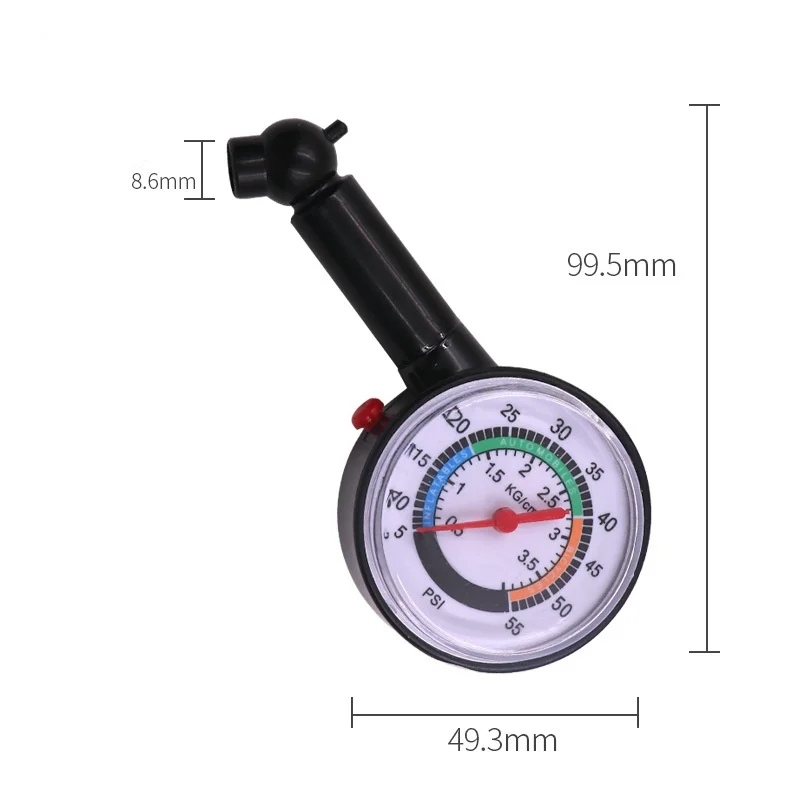 Car Tire Pressure Gauge Tyre Deflation Pointer Auto Tire Inflation Pressure Gauge Measurement High Precision Meter Detector