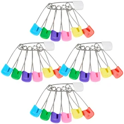 50pcs Safety Pins Baby Diaper Pin Nappy Pin Bibs Pins Plastic Clothing Pins