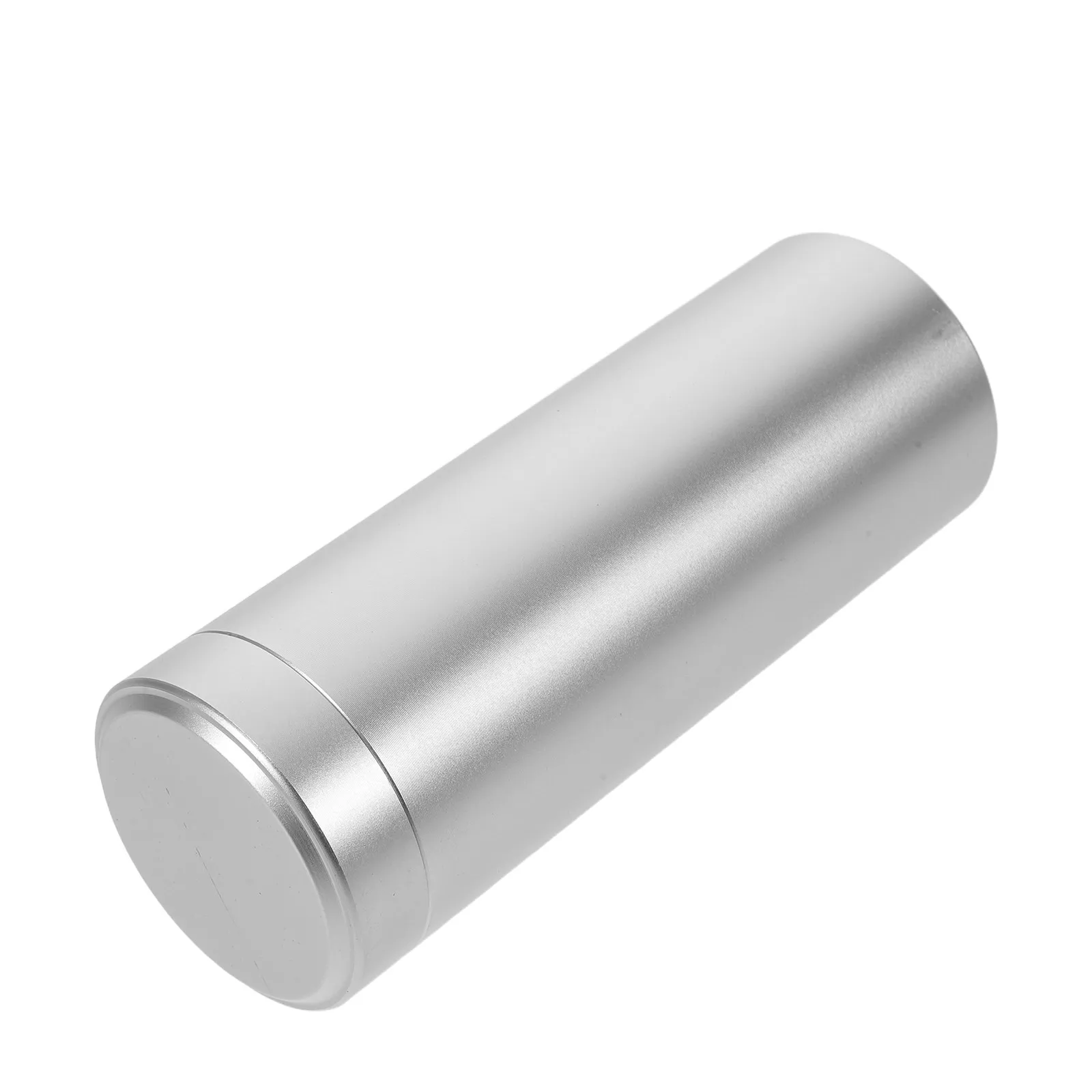 Recipiente Redondo Hermético de Aleación de Aluminio para Té, Caja de Almacenamiento de Metal para Té Suelto, Matcha, Granos de Café, Dulces, Frutos Secos, Especias y Alimentos