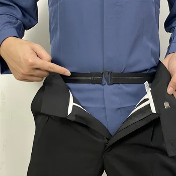 Camicie da uomo in tessuto lavorato a maglia, cinture in pol...