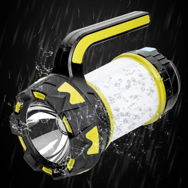 

Really Bright Portable Searchlight Multifunctional USB Rechargeable Portable Light Camping Emergency LED Rechargeable Flashlight