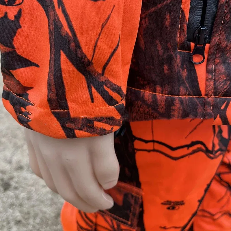 Red Maple Leaf Ghillie Suit Hunting Hunting Ghillie Suit Camouflage Suit Jesus Survival Camouflage Clothing Suit