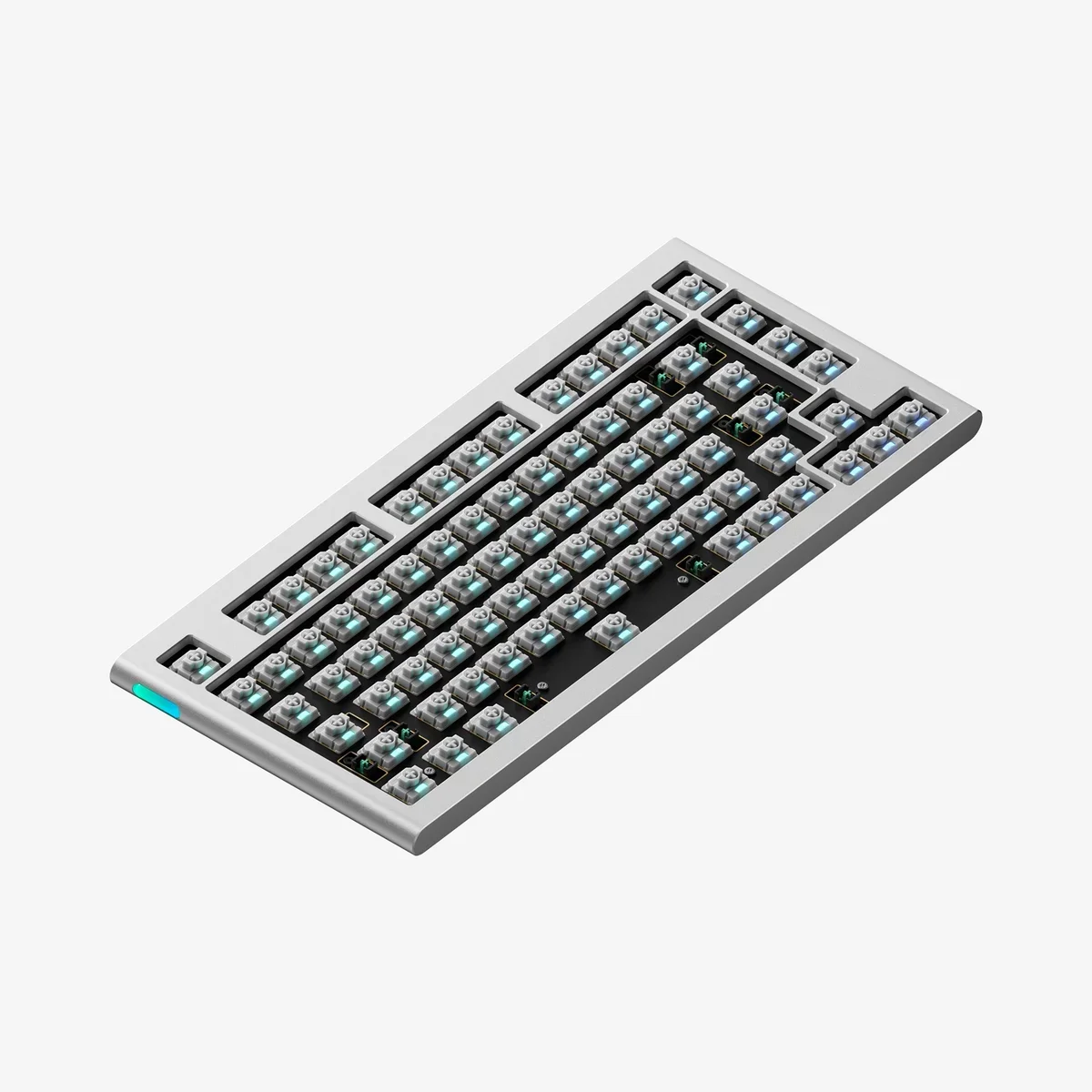 Imagem -03 - Nuphy-teclado Mecânico Nos75 Perfil Baixo Liga de Alumínio Ansi 75 com Fio Altura Nas Via Qmk Teclado Gamer Personalizado