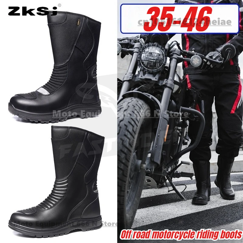 

Outdoor Off-road Motorcycle Riding Boots with Anti Slip,wear-resistant,breathable,windproof Anti-collision Road Boots for Men