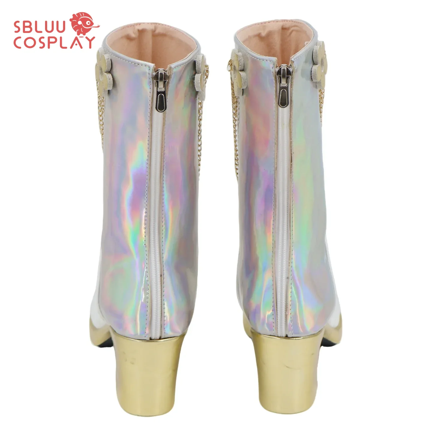 SBluuCosplay Kpop Huntrix Mira zapatos de Cosplay cazadores de demonios botas hechas a medida fiesta de Halloween
