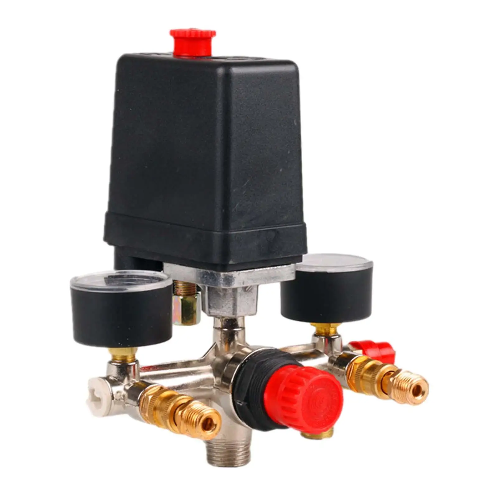 Pneumatic Air Compressor Pressure Switch Control Valves Horizontal Pressure Switch Regulator Easy to Install Accessory Reducer