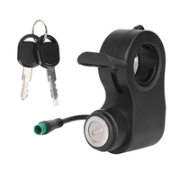 E-Scooter Ignition Lock with Keys E-scooter Throttle Accelerator Power Switch for Kukirin G2 Pro/Max Electric Scooter