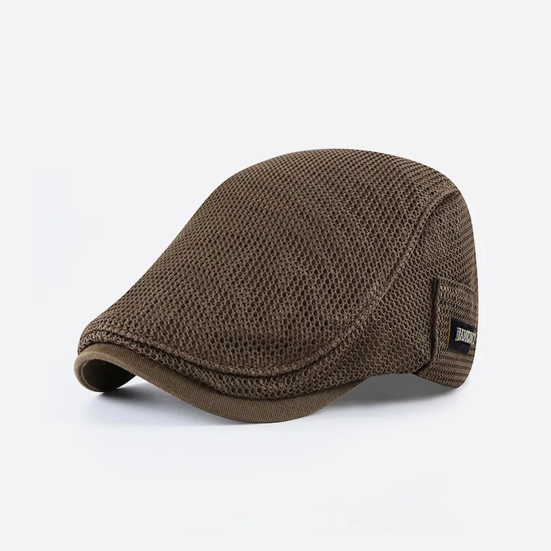 New Peaked Cap Men's Mesh Breathable Beret Women's Thin Type Sunscreen Sun Hat Summer New Hat Manufacturer