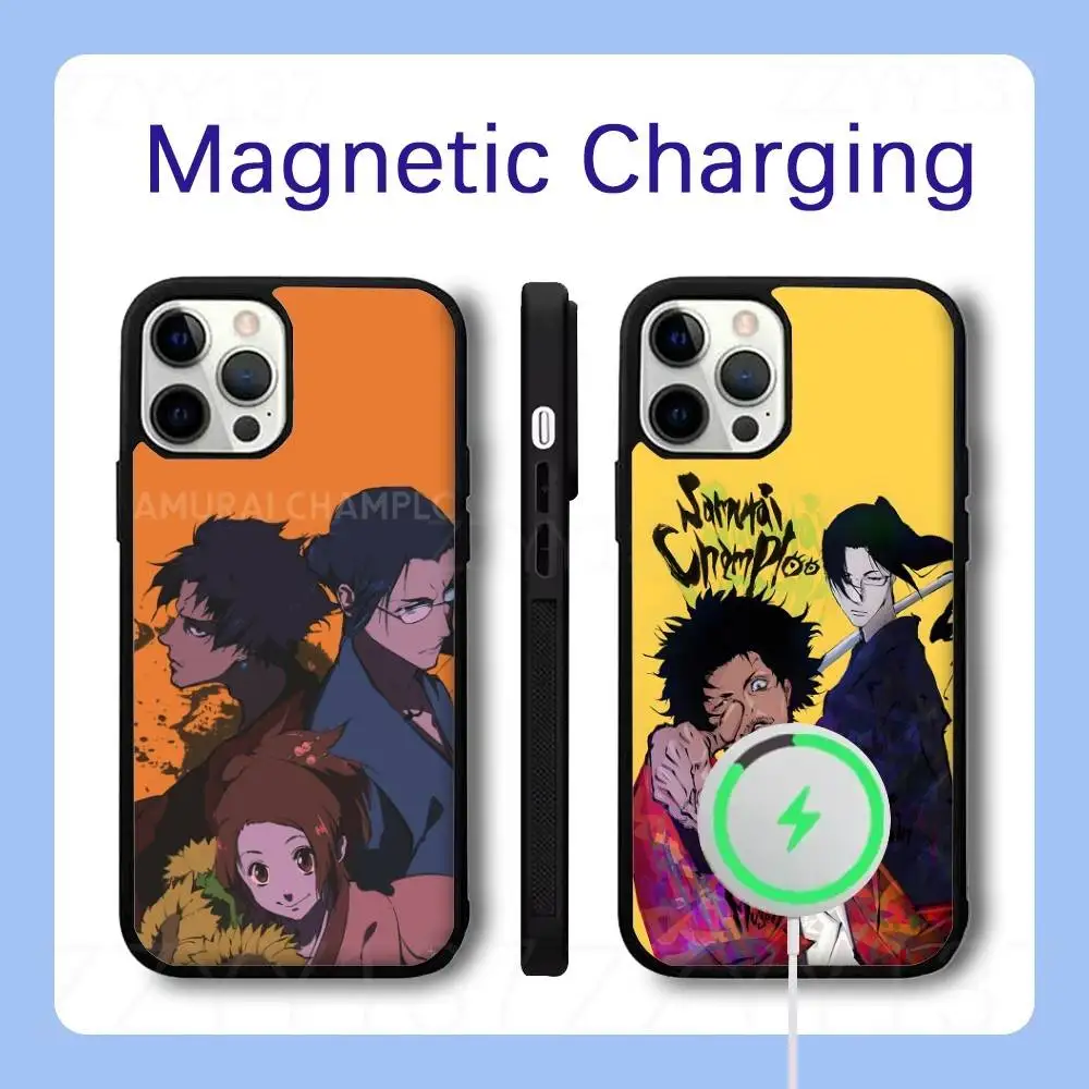 

Anime Samurai Champloo Phone Case For iPhone 16,15,14,13,12,11,Pro,Max,Plus,Mini,SE Magsafe Magnetic Wireless Charging