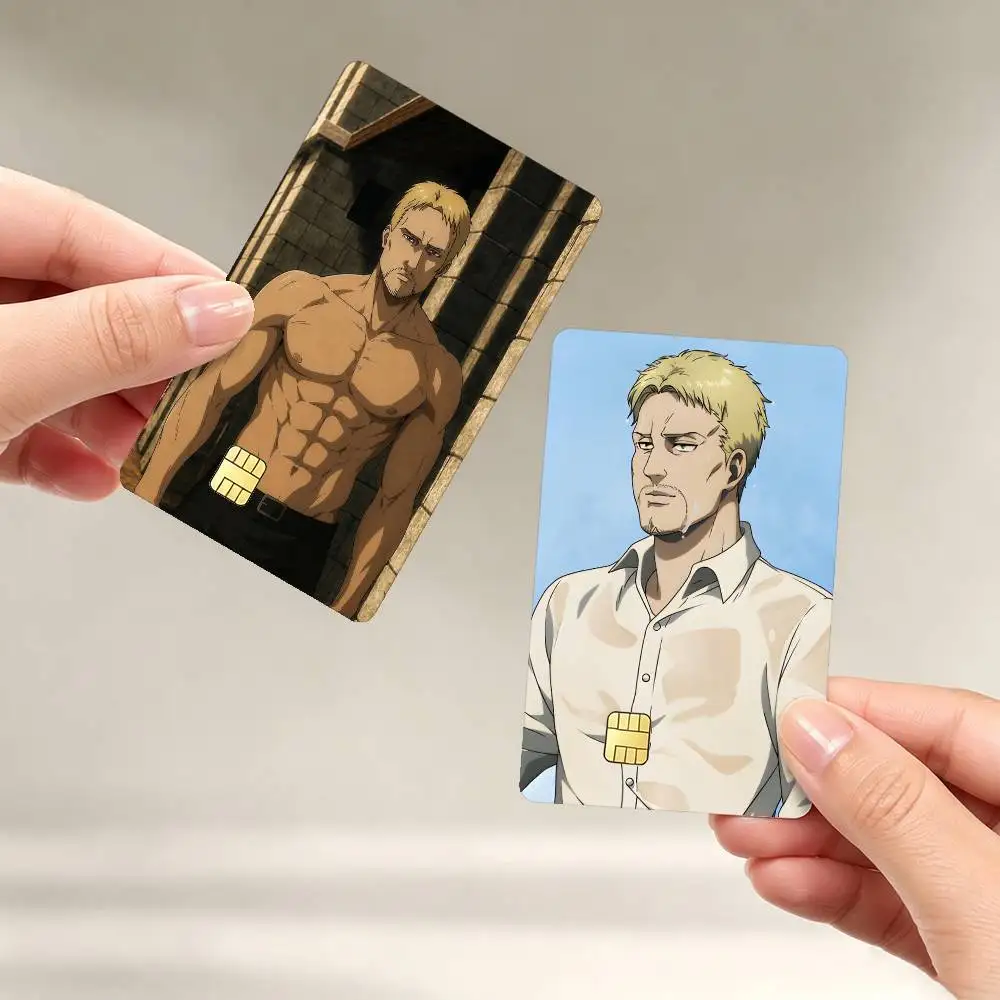 Attack on Titan Reiner Braun Sticker Film Tape Skin for Credit Card Debit Card Waterproof Stickers