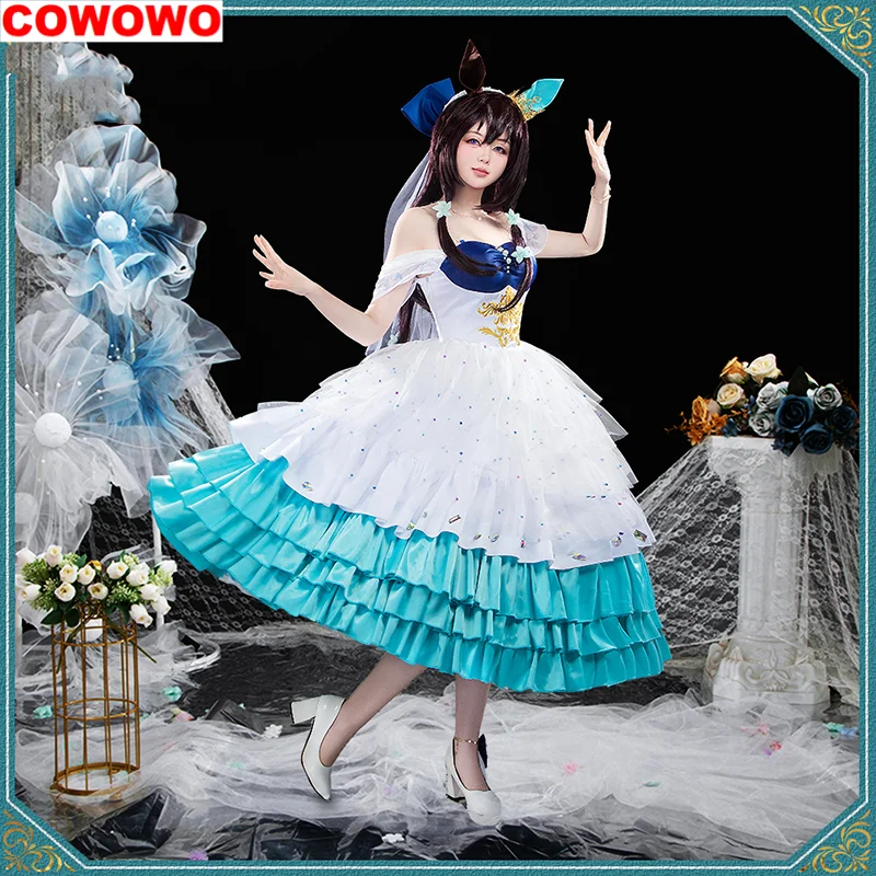 Umamusume:pretty Derby Vivlos Flower Marriage Dress Cosplay Costume Cos Game Anime Party Uniform Hallowen Play Role Clothes