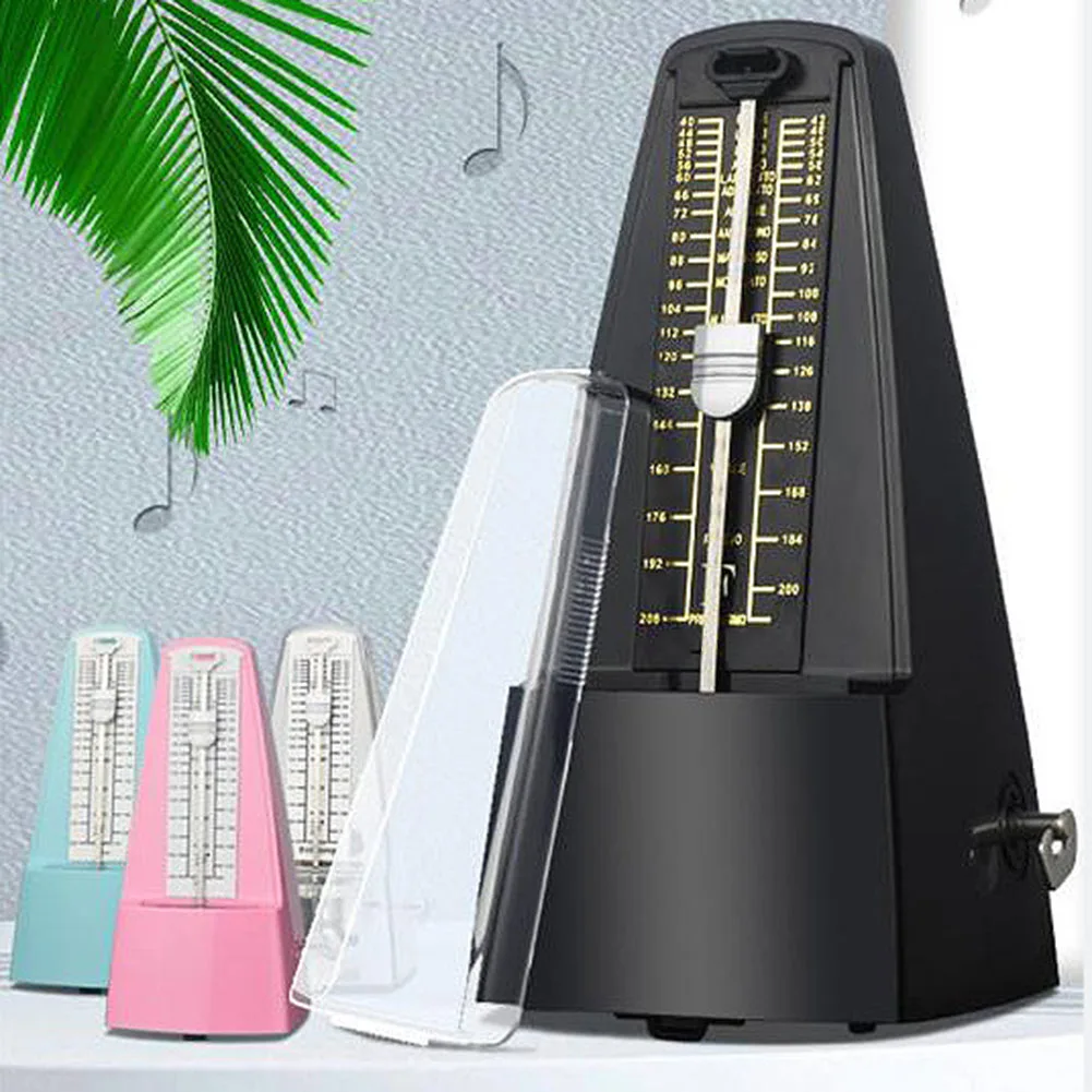 

Metronome Mechanical Metronome For Violin Mechanical With Bell Psychotherapy Transparent Pink Wooden Color Accessories For Piano