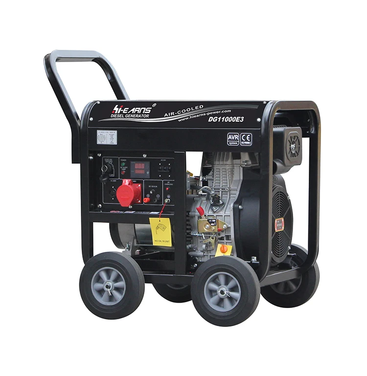 

high quality 8kw portable die·sel generator with wheels