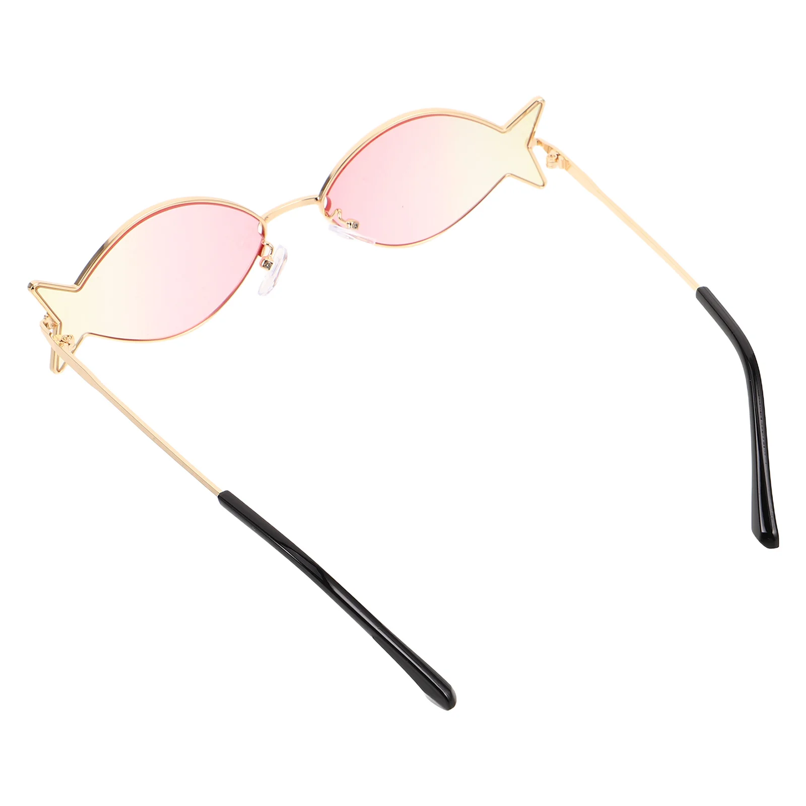 

Hawaiian Fish-Shaped Sunglasses Trendy Summer Beach Party Uv Protection Novelty Funny Luau Photo Booth Prop Eyewear for Women