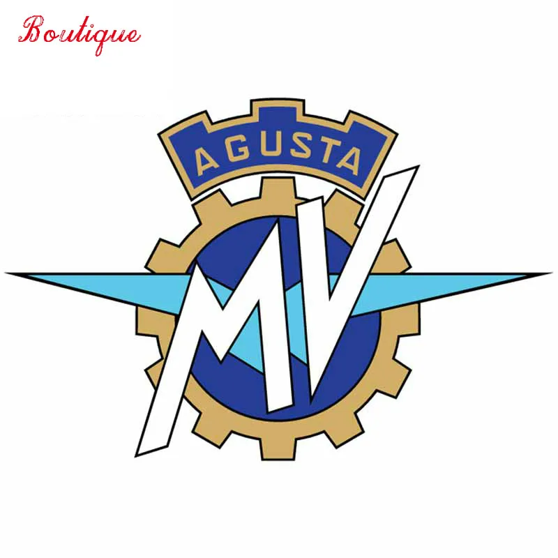 Personalized MV Agusta windshield bumper motorcycle helmet decal, high quality KK vinyl Waterproof PVC car stickers