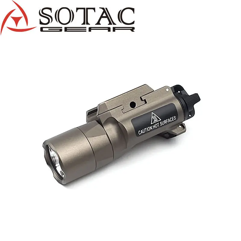 SOTAC Taktische X300U-B X300UB Scout Light Airsoft Hängeleuchte Stroboskop LED Jagd Metall X300U-B Taschenlampe Passend für 20mm Schiene – Detail 5