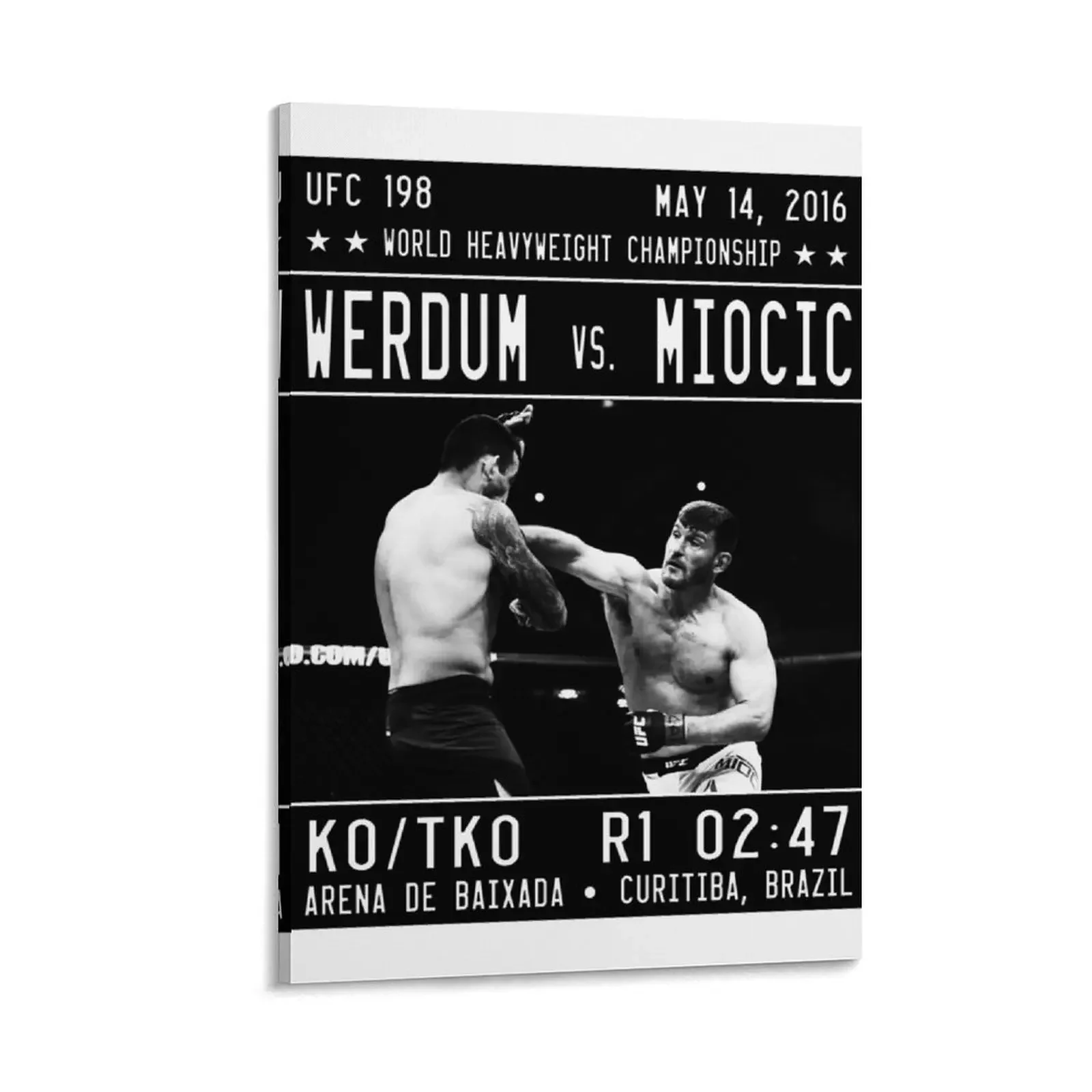 

The Heavyweight King Canvas Painting Wall posters Decoration for home photos for living room Wall decoration poster