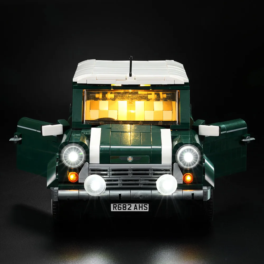 

Набор светодиодных светильников подходит для LEGO MINI Cooper 10242. Освещение в подарок (кроме строительных блоков)