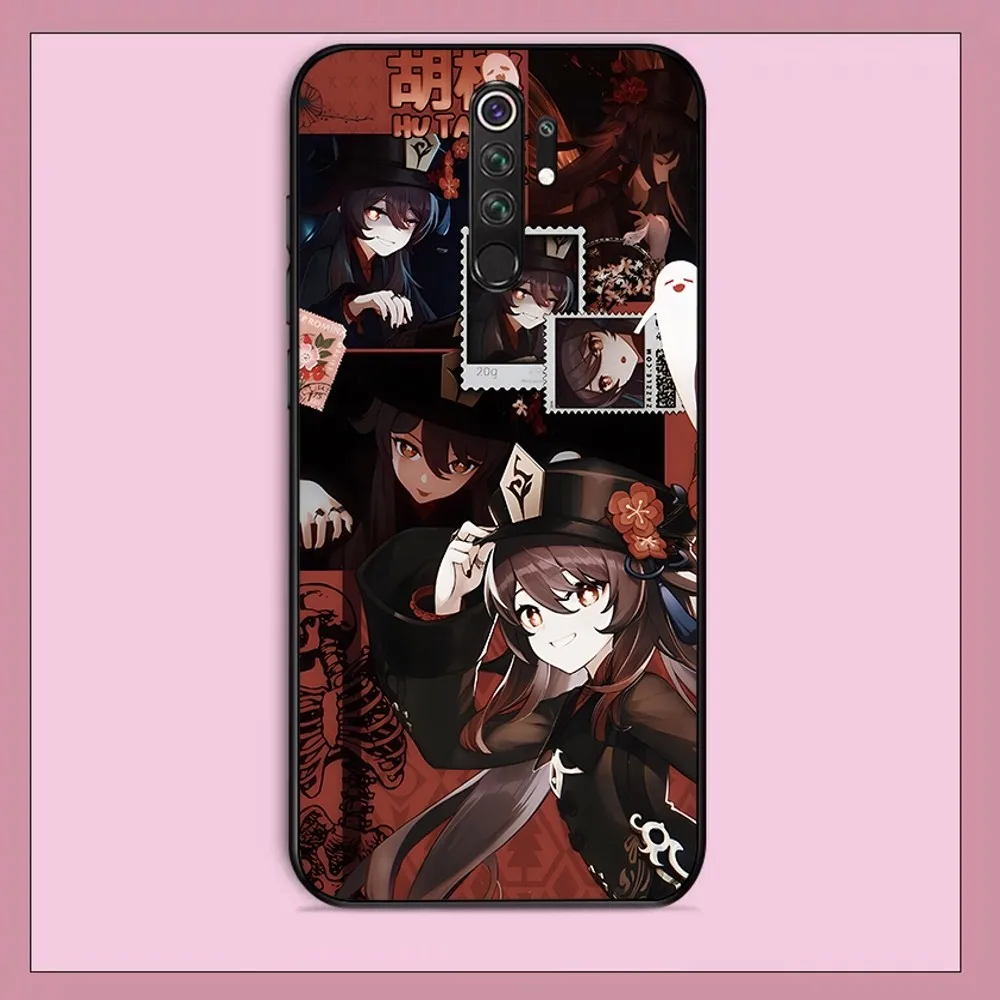 Genshin Impact HuTao Ganyu Ayaka Phone Case For Redmi Note 4 X 5 A 6 7 8 T 9 9S 10 11 11S 11Epro Poco M3 pro