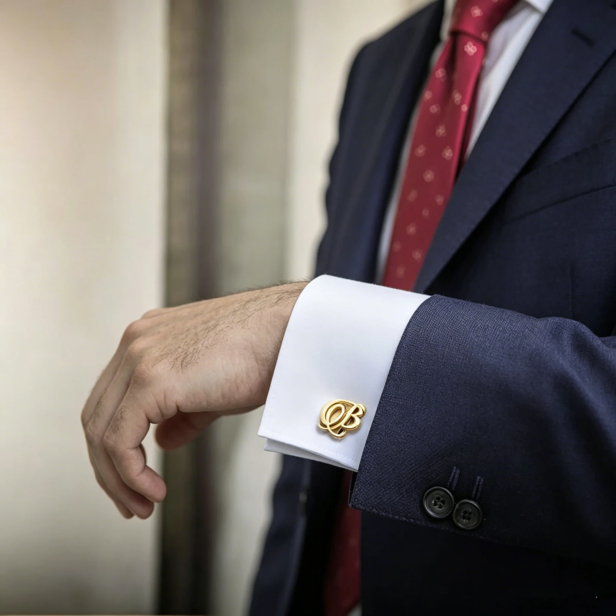 Custom Initial Cufflinks Groom Wedding Cufflink Personalized Letter Cuff Links For Men Stainless Steel Jewelry Romantic Gift