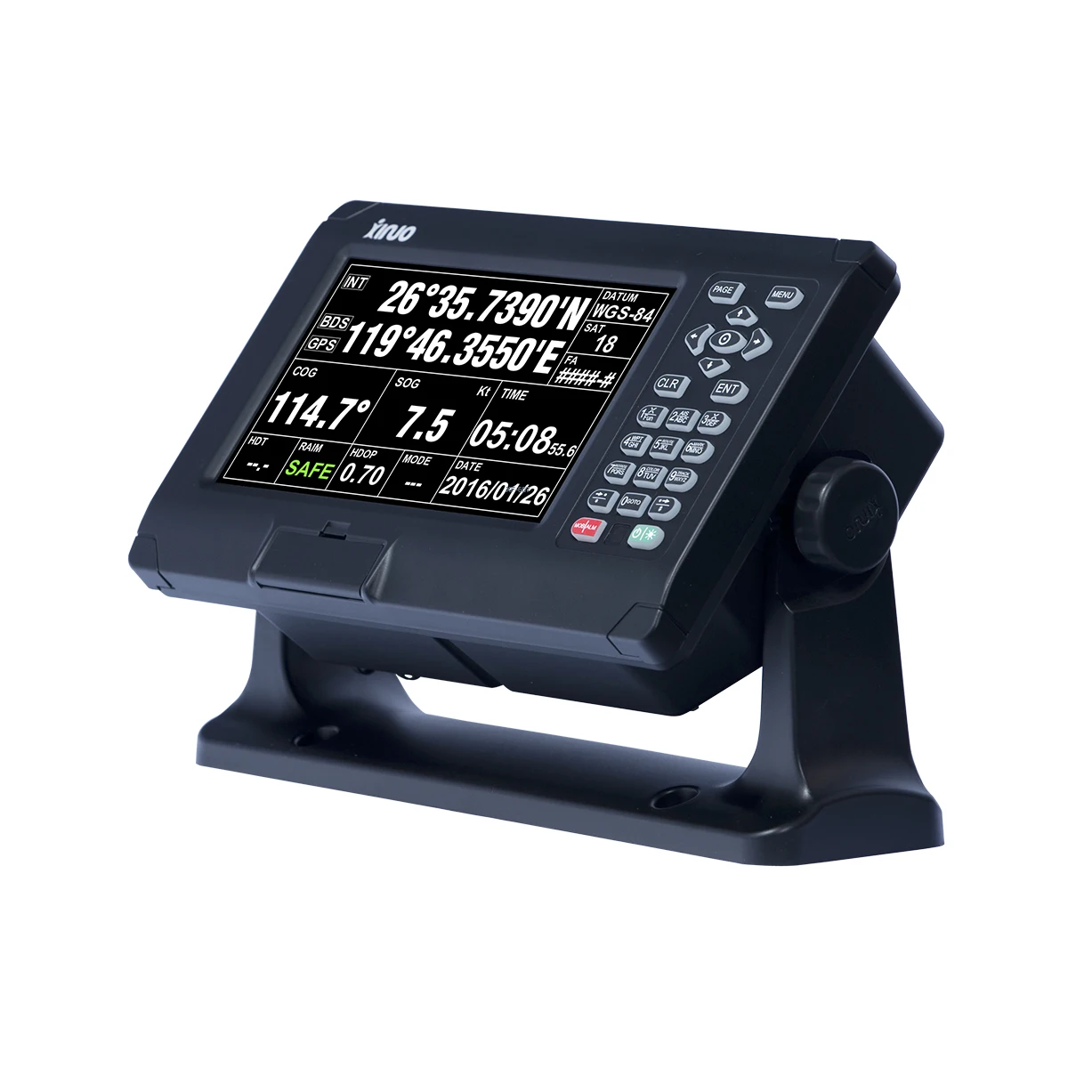 Marine Navigator Marine GPS Chart Plotter AIS Class B Combo XINUO XF-808B Small Size 8" LCD Monitor NMEA0183 CE IMO .