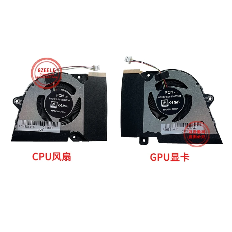 

NEW GPU CPU Cooling Fans For ASUS ROG Zephyrus G14 GA401 GA401I GA401IV GA401IU