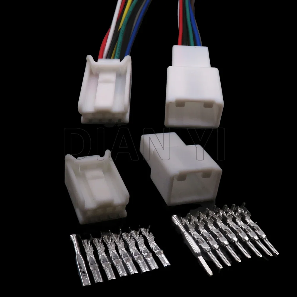 

1 Set 8 Way AC Assembly 6098-5686 6098-5695 Auto Wire Harness Unsealed Socket Car Replacement Connector Parts Automobile Adaptor